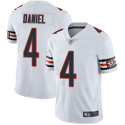 Chicago Bears Limited White Men Chase Daniel Road Jersey NFL Football #4 Vapor Untouchable